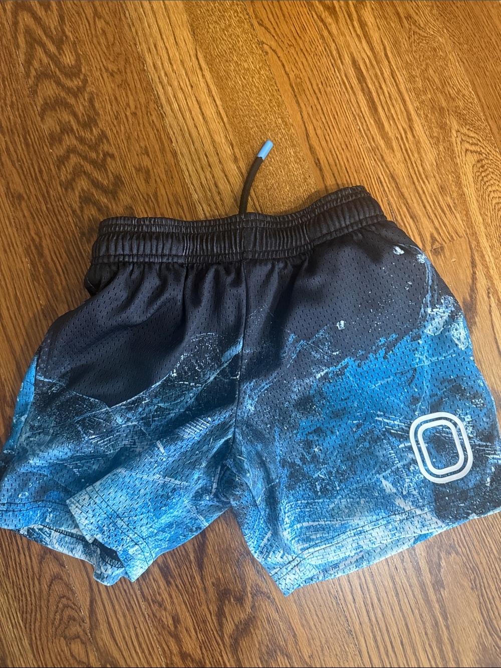 Boys Blue/Black Athletic Swim Shorts